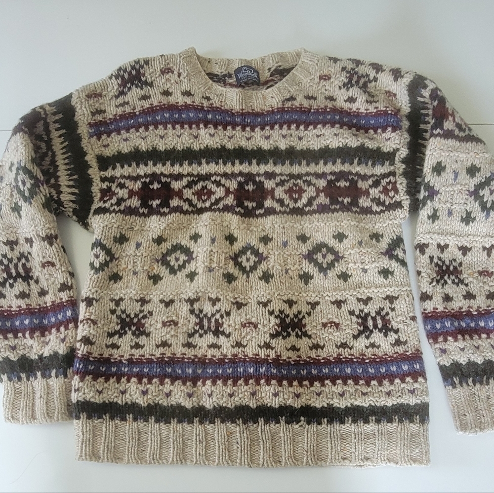 Woolrich 80s chunky sweater